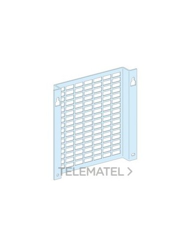 PLACA G PERFORADA EMBUTIDA 6 MÓDULOS