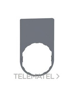 PLACA INSC.30x50mm BL GR