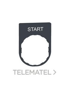 PLACA INSC.30x40mm "START" NG