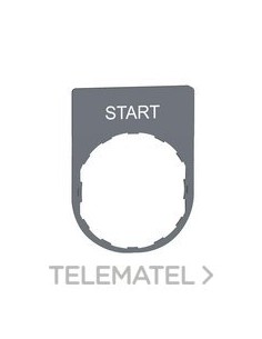 PLACA INSC.30x40mm "START" GR