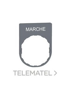 PLACA INSC.30x40mm "MARCHE" GR