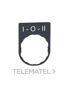 PLACA INSC.30x40mm "I-O-II" NG