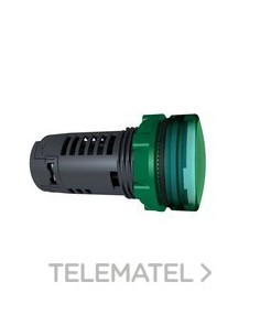 PILOTO LUMINOSO VERDE MONOBLOQUE 120V