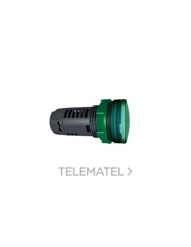 PILOTO LUMINOSO VERDE MONOBLOQUE 120V