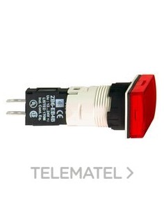 PILOTO LUMINOSO RECTANGULAR ROJO