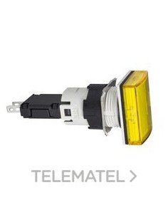 PILOTO LUMINOSO RECTANGULAR AMARILLO