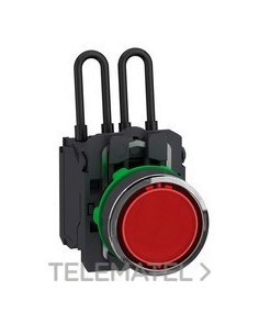 PILOTO LUMINOSO PUSH TO TEST ROJO 24V