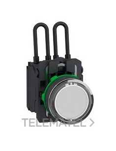 PILOTO LUMINOSO PUSH TO TEST BLANCO 24V