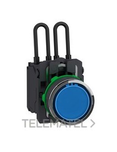 PILOTO LUMINOSO PUSH TO TEST AZUL 120V