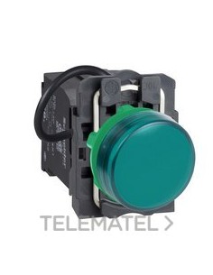 PILOTO LUMINOSO LED VERDE 400V CA