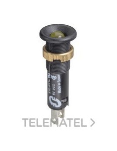 PILOTO LED 8mm 24V AMARILLO / NARANJA
