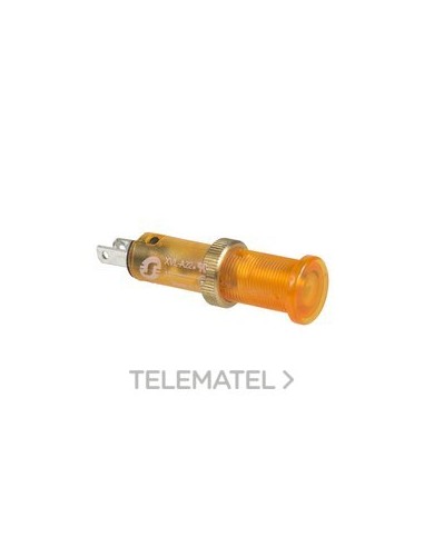 PILOTO LED 8mm 24V AMARILLO / NARANJA