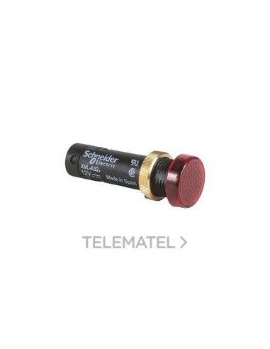 PILOTO LED 12mm 24V ROJO