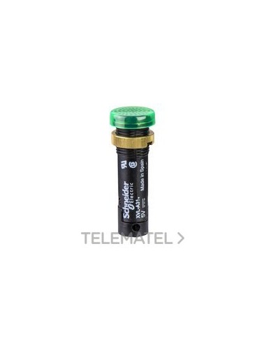 PILOTO LED 12mm 12V VERDE