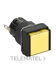 PILOTO CUADRADO LED 24V AMARILLO