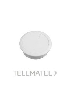 PASACABLES ESCRITORIO 60mm BLANCO