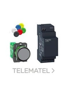 PK.XB5R 22mm EMIS.RECEPT.NO PROGR.24V DC