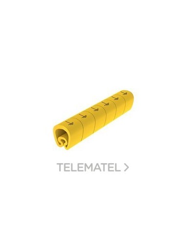 SEÑALIZ.PVC PLAST.4-8mm -TIERR-AMARILLO