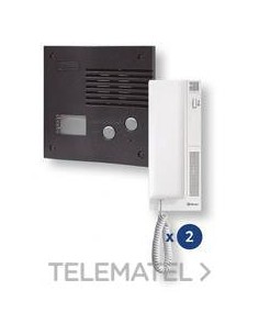 KIT AUDIO K-202 2 VIVIENDAS GRAFITO