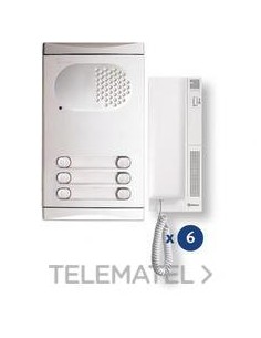 KIT AUDIO 4260/AL 6 VIVIENDAS