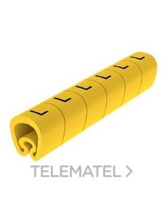 SEÑALIZACIÓN PVC PLAST.4-8mm -L-AMARILLO
