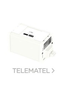 MÓDULO CARGADOR USB A Y C BLANCO