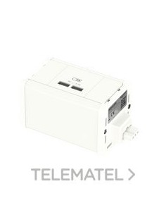 MÓDULO CARGADOR USB A Y A BLANCO