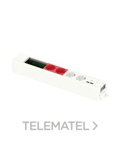 MÓDULO 2B 2R + USB A Y C + VDI BLANCO