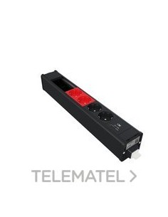 MÓDULO 2B 2R + USB A Y C + VDI ANTRACITA