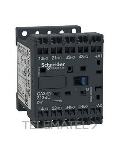 MINICONT.K AUX.3 NA+1 NC 24V CC REST.