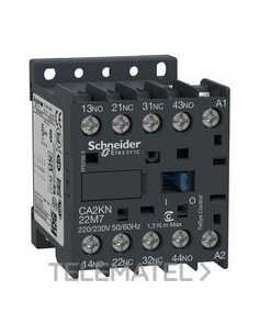 MINICONTACTOR K AUX.2 NA+2 NC 120V AC
