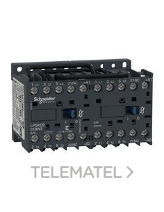 MINICONTACTOR INV.9A 3P 24V CC BC