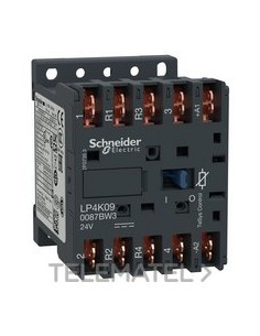 MINICONTACTOR 20A 4P 24V CC BAJO CONSUMO