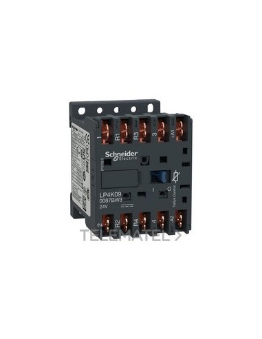 MINICONTACTOR 20A 4P 24V CC BAJO CONSUMO