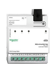 MEDIDOR ENERGÍA KNX REG-K/3x230V 16A