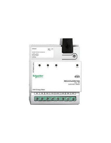 MEDIDOR ENERGÍA KNX REG-K/3x230V 16A