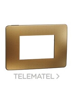 MARCO STUDIO CON 3 MÓDULOS COBRE / NEGRO