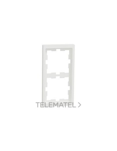 MARCO D-LIFE PARA 2 ELEMENTOS BLANCO