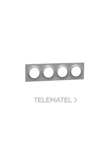 MARCO CON 4 ELEMENTOS STYL PLATA