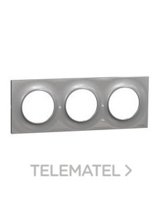 MARCO CON 3 ELEMENTOS STYL PLATA