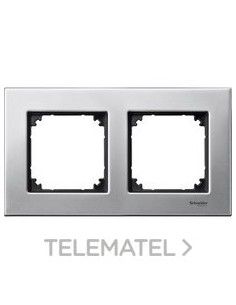 MARCO CON 2 ELEMENTOS ELEGANCE ACERO