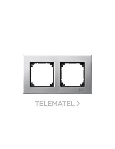 MARCO CON 2 ELEMENTOS ELEGANCE ACERO
