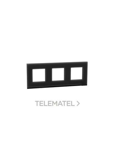 MARCO 3 ELEMENTOS PURE CRISTAL NEGRO