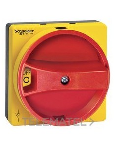 MANGO FIJO EMPOTRADO I/S VLS ROJO