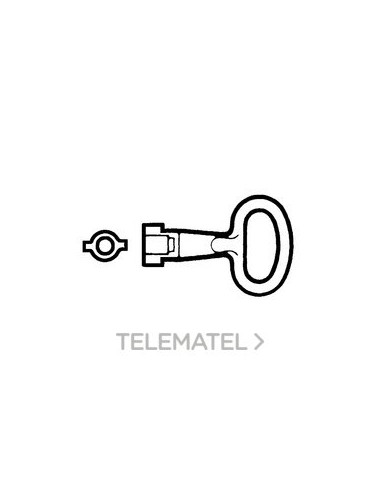 LLAVE PARA CIERRE DOBLE BARRA 5mm