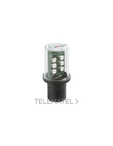 LÁMPARA LED 230V BA15D VERDE