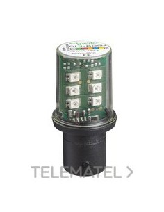 LÁMPARA LED 120V BA15D ROJO