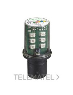 LÁMPARA LED 120V BA15D VERDE