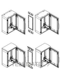 KIT UNIÓN LAT.PROF.4 PLA(Z)T 7035