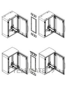 KIT UNIÓN LAT.PROF.4 PLA(Z)7035